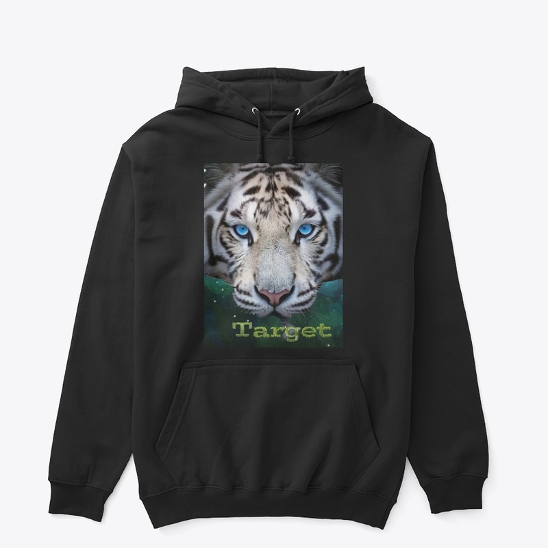 Snarling white Tiger Target