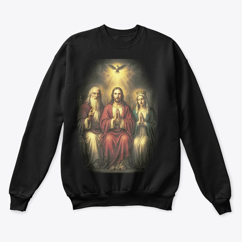 The Trinity With The Blessed Mother