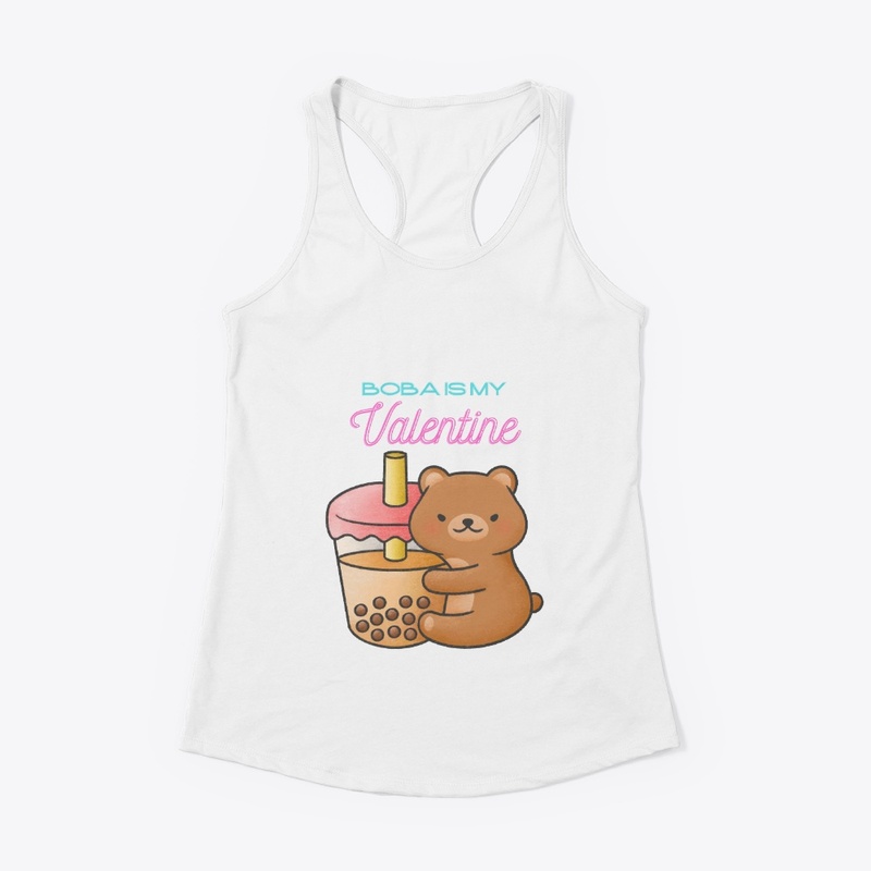 Valentine's Day Boba Unisex Kawaii