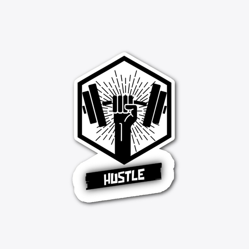 Hustle Fitness Motivational Design
