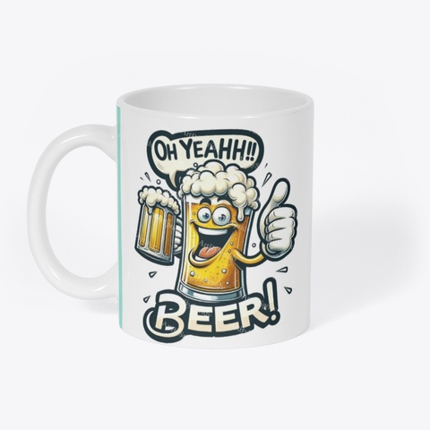 Cheers Mug 🍺 Mint T-Shirt Front