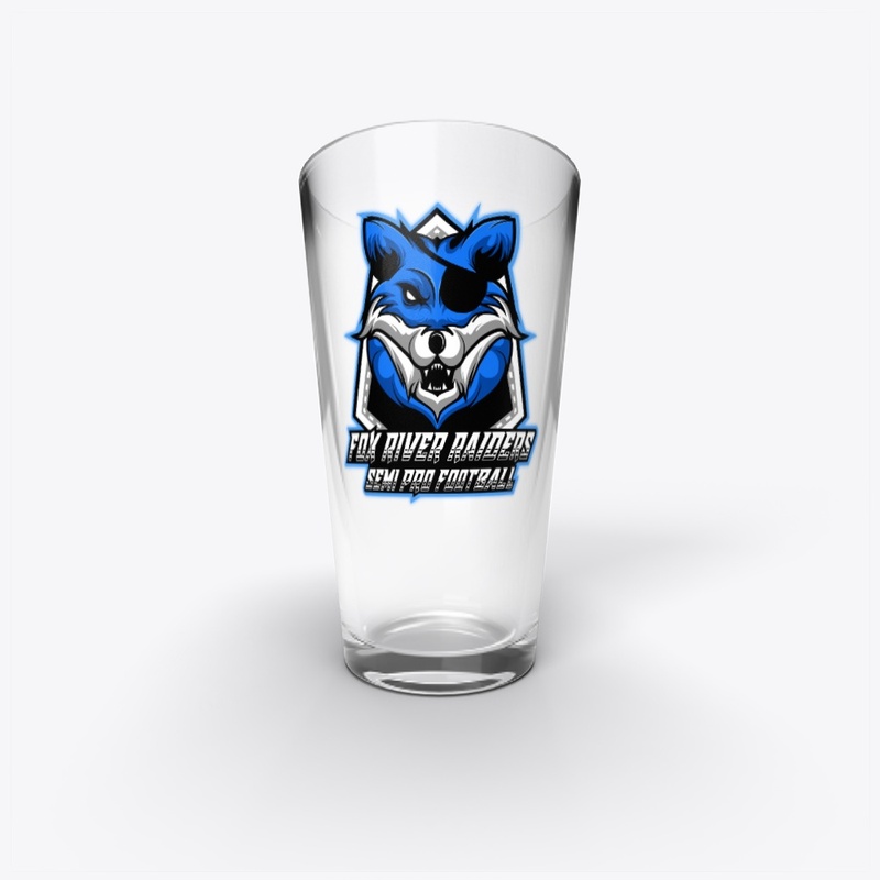 Fox Logo Pint Glass