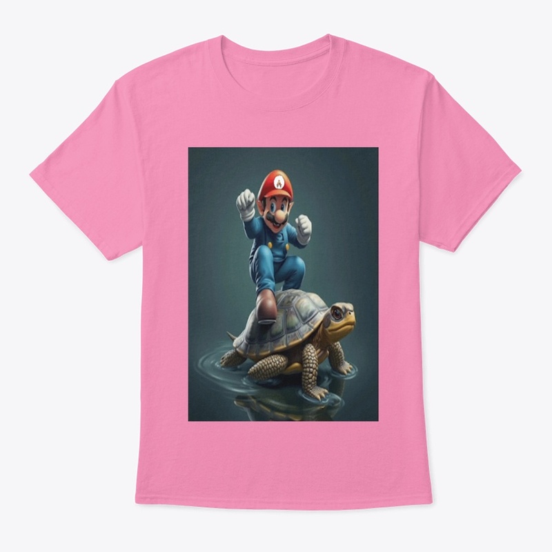 Plumber Stomping on Turtle