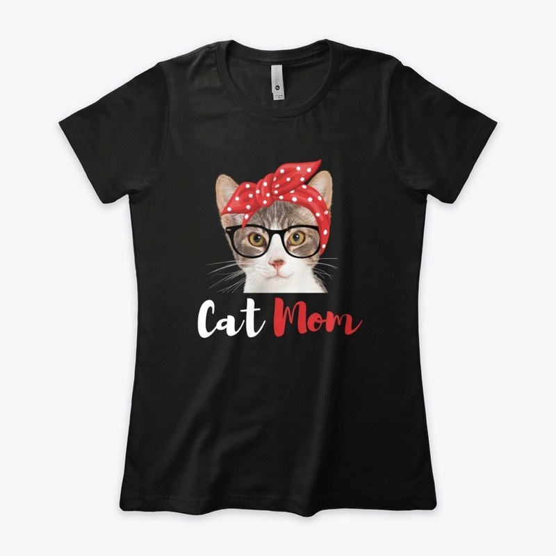 Cat Mom Messy Bun 