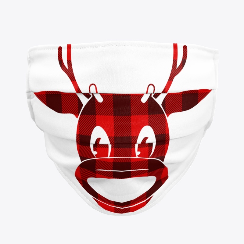 CHRISTMAS PLAID MOOSE