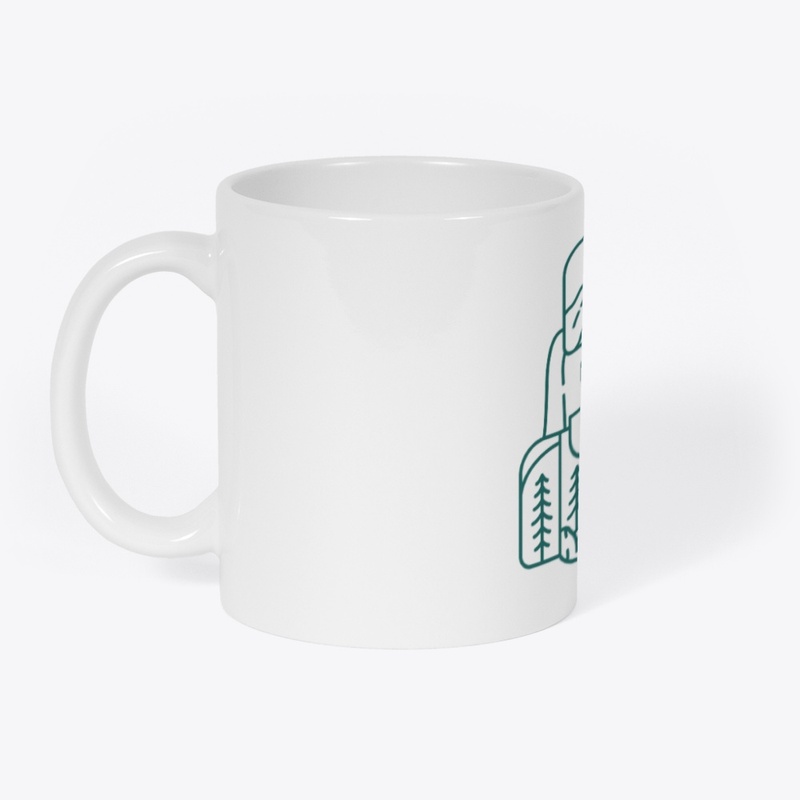 Backpacking through wilderness merch