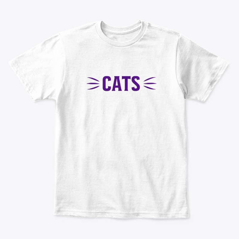 CATS Purple Kids Tee