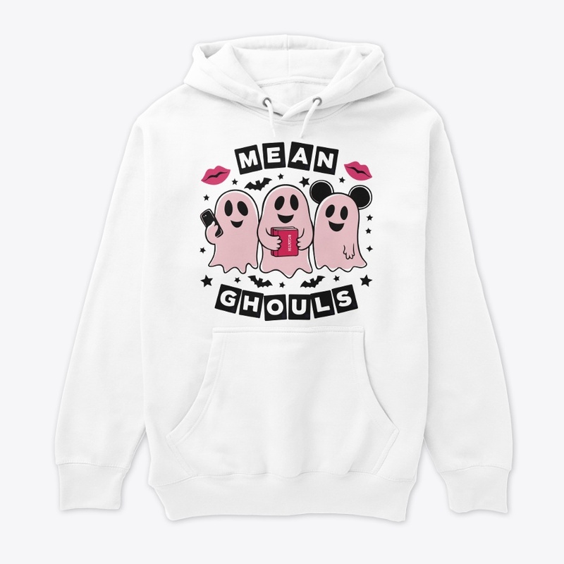 Mean Ghouls Cute Pink Ghost