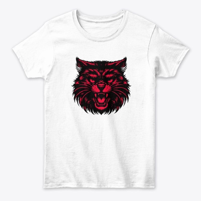 Fierce Angry Cat Artwork