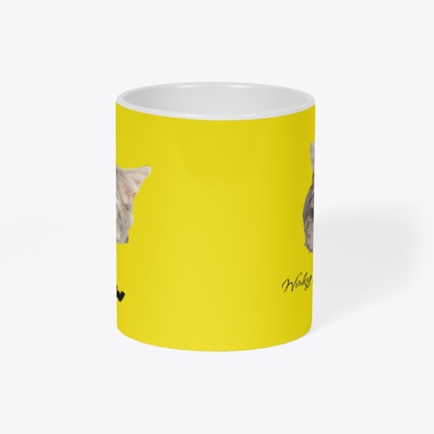 Silently Judging Mug Yellow T-Shirt Right