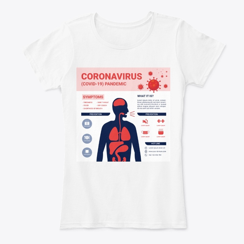 T-shirt Coronavirus, go away!!!