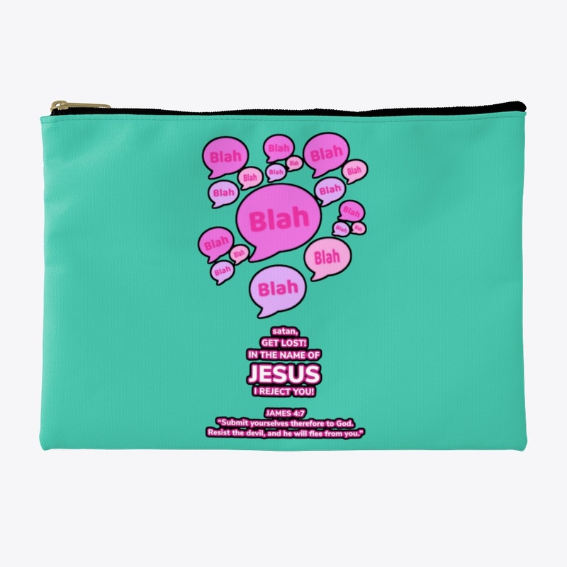 In JESUS Name, satan I reject you (pink)