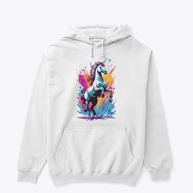 a silhouette of a unicorn