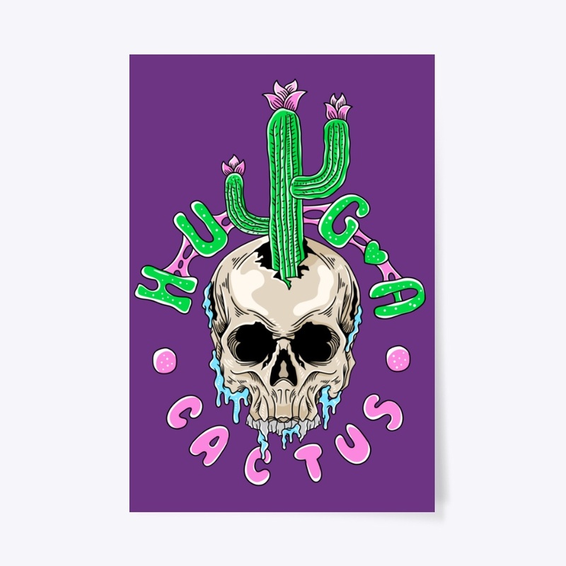 Hug a Cactus Heart version