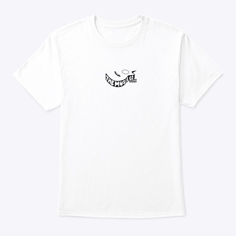 The Music Company On Cherry Tee White Camiseta Front
