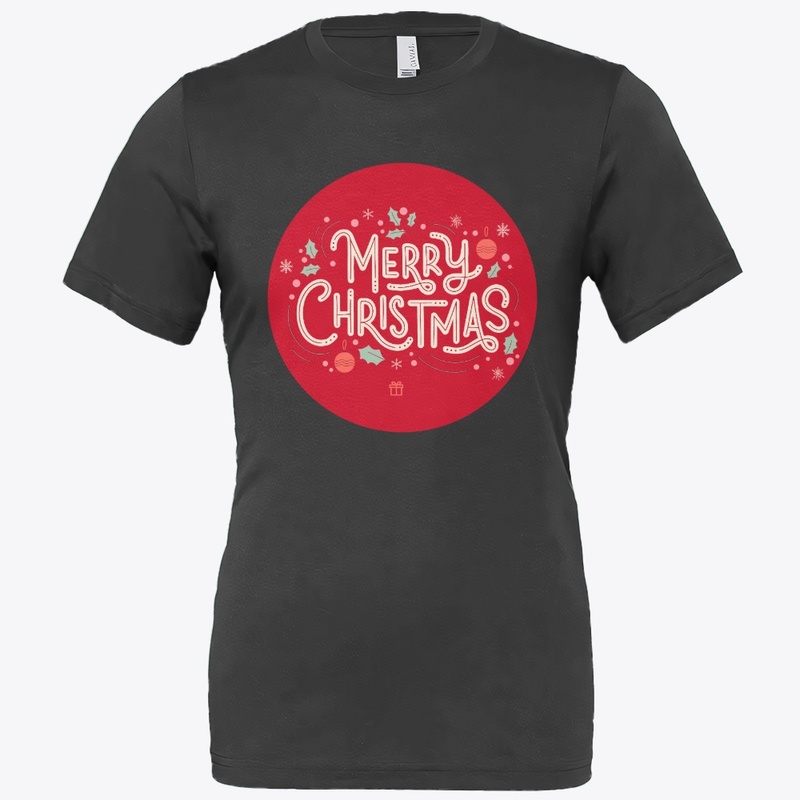 Merry Christmas Wishes  T-Shirt Design
