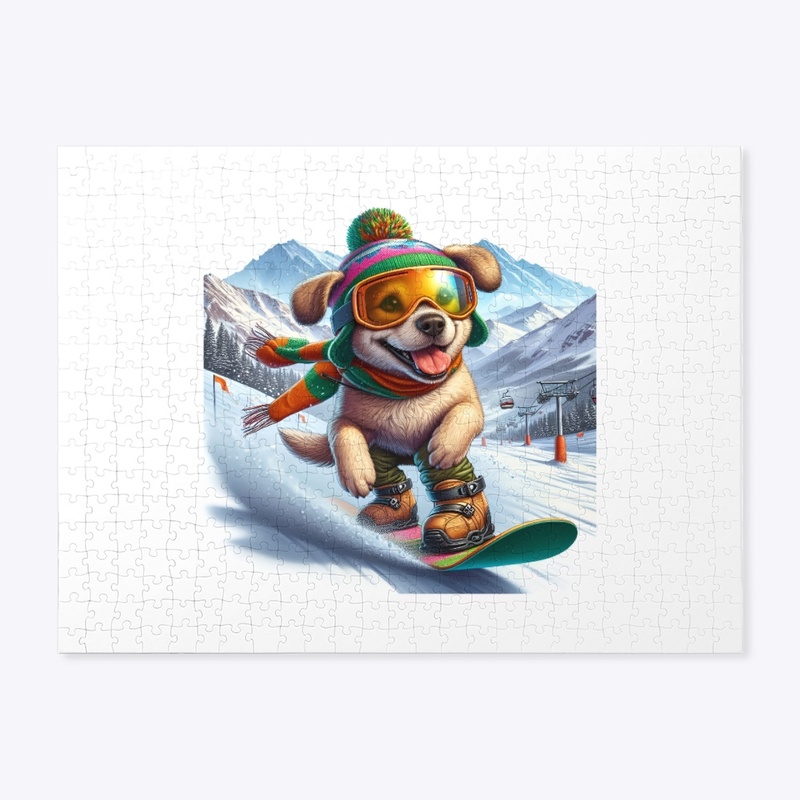 Dog Snowboarding in Colorado Shirt 