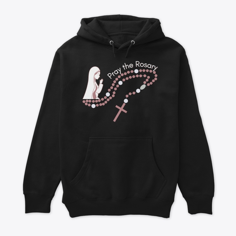 Pray the Rosary Catholic T-Shirt