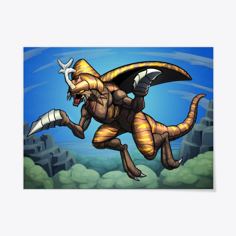 The Megabeetle Sky Hopper POSTER
