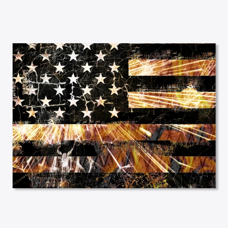 Industrial Construction Flag Sparks