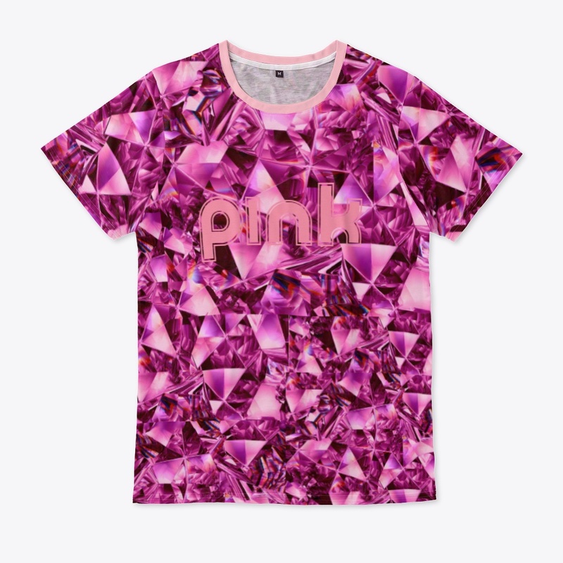 pink diamonds. luxe pink lounge top.