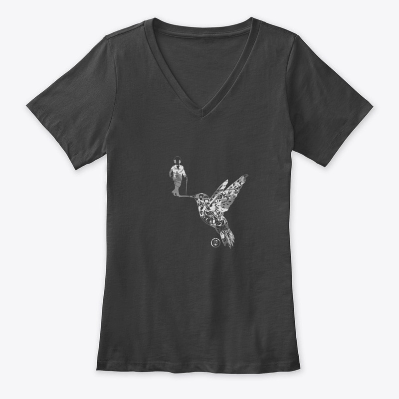 Humming Bird - Gray Tones