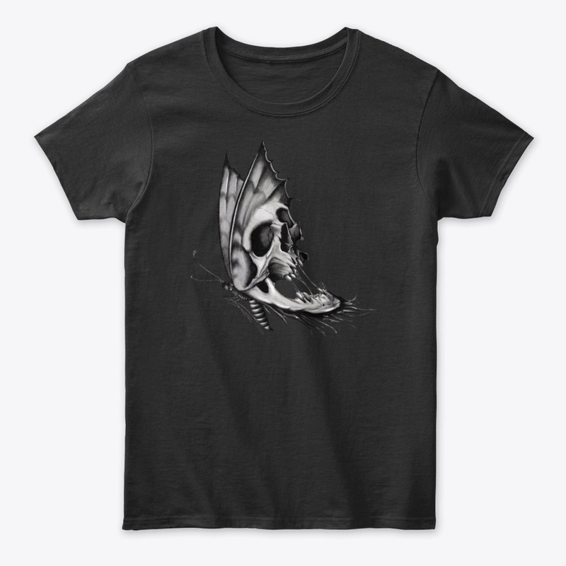 Graphic Skull Butterfly 
