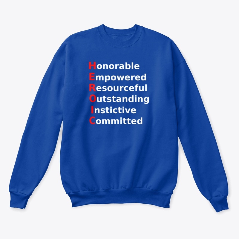 Heroic Word Power Super Hero Apparel