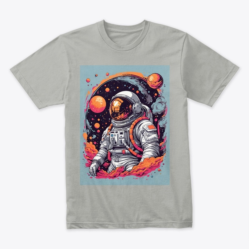 T-Shirt Design about Astronaut