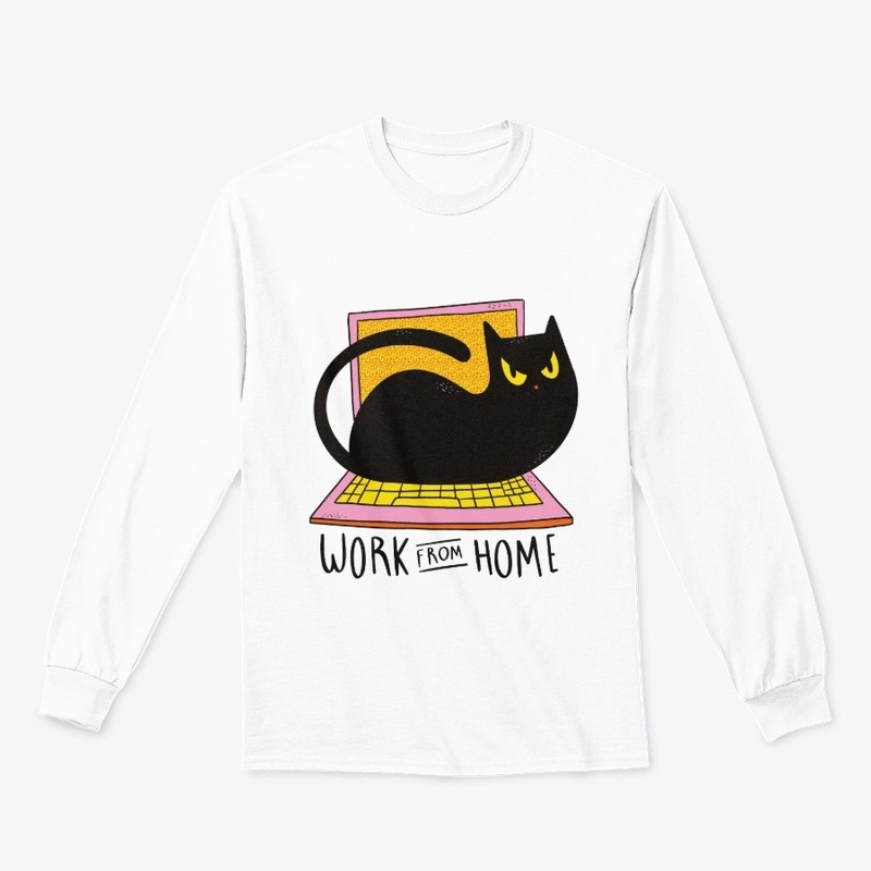 Home Office Cat - Work From Home