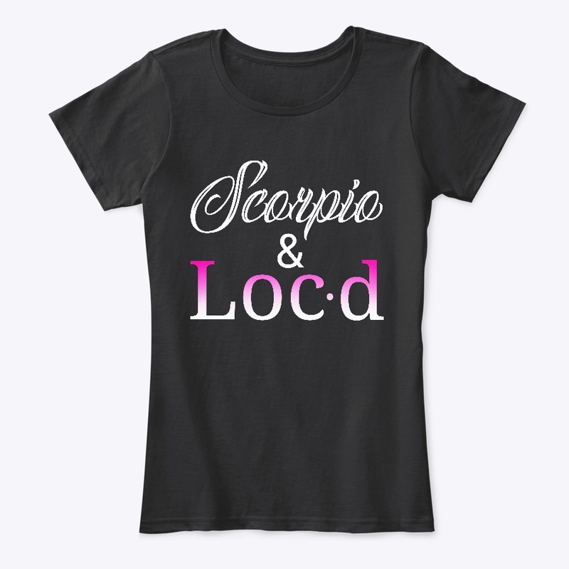 Scorpio & loc'd zodiac tee shirt