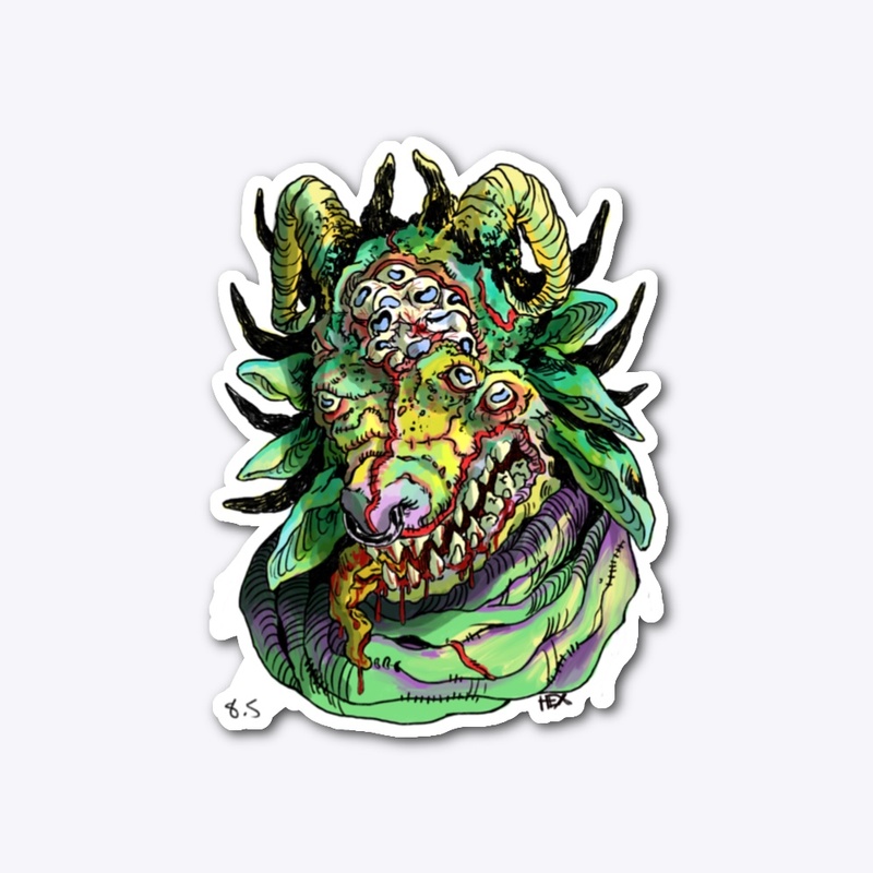 Still Croaking (sticker)