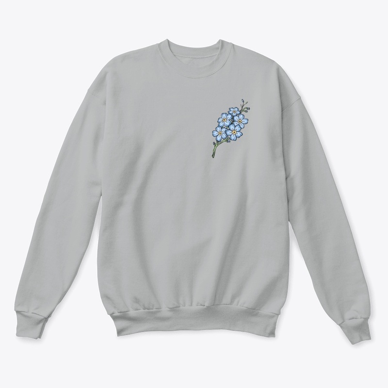 Myosotis flower tee