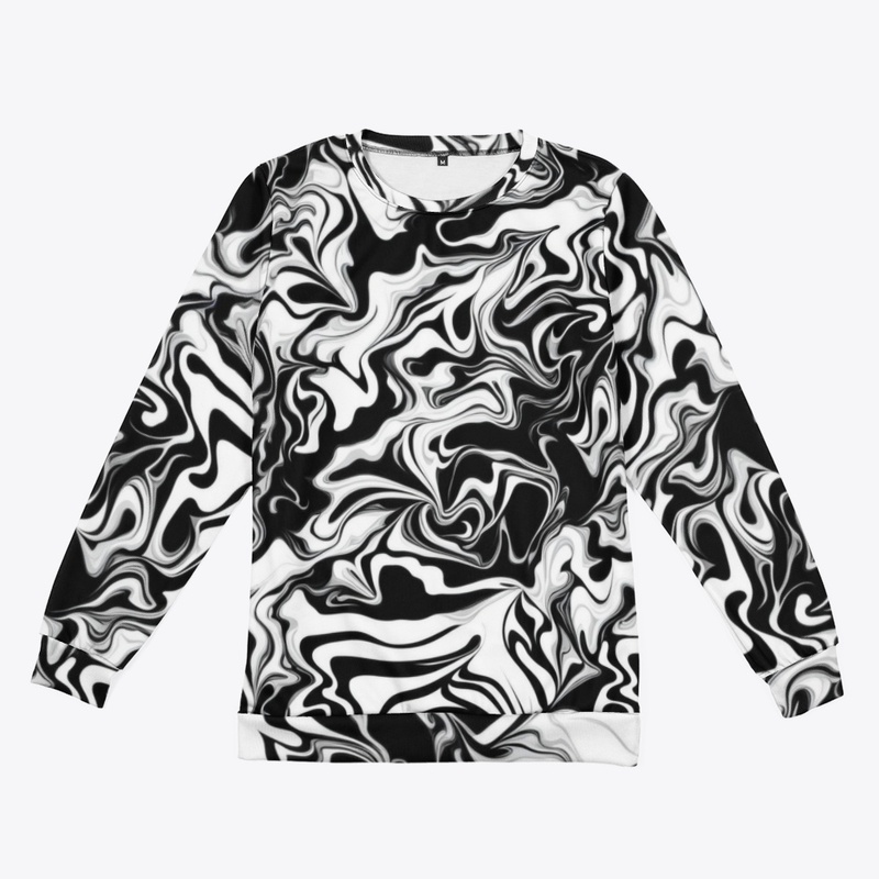 Black and White Sweatshirt