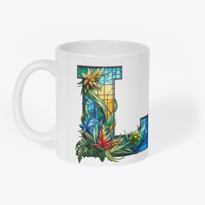 Dāvana ar iniciāli L jūgendstilā