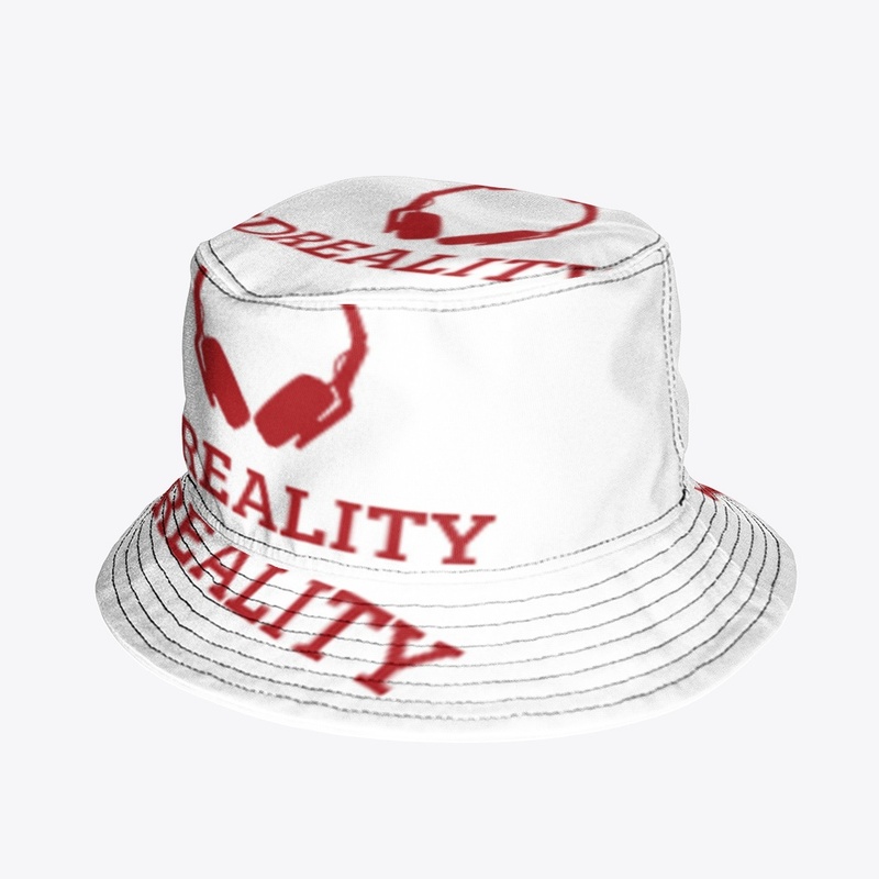 3dreality White bucket hat