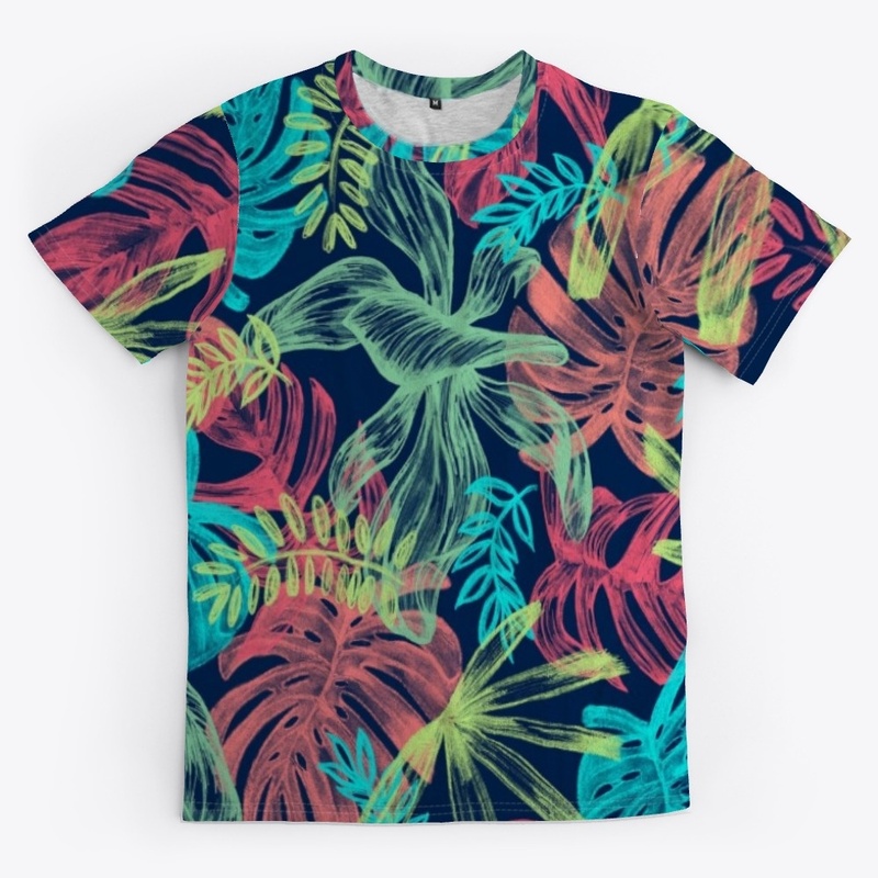 Be In Neon 3D Printed T-shirt 