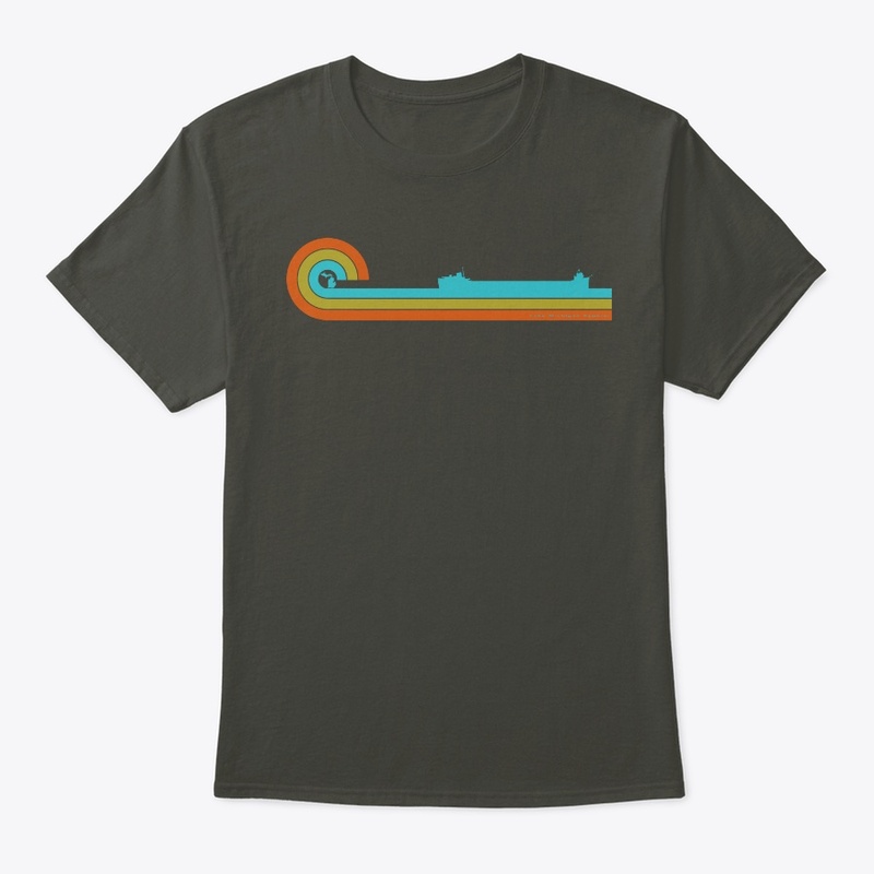 Michigan Retro Cargo Ship