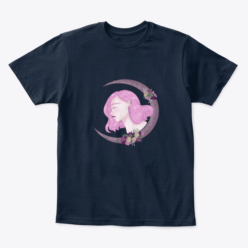 Pastel Goth Crescent Moon
