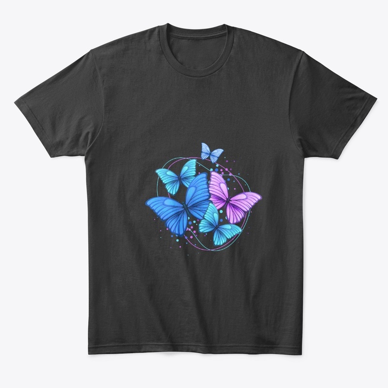 Butterfly T-Shirt, Minimalist Animal tee
