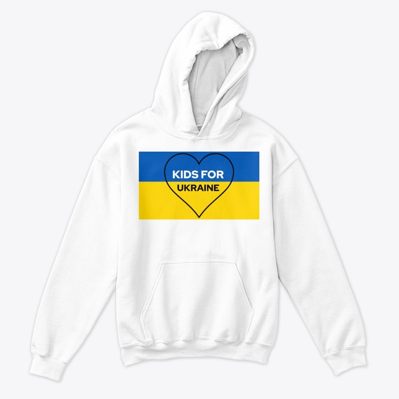 Kids For Ukraine Heart Hoodie