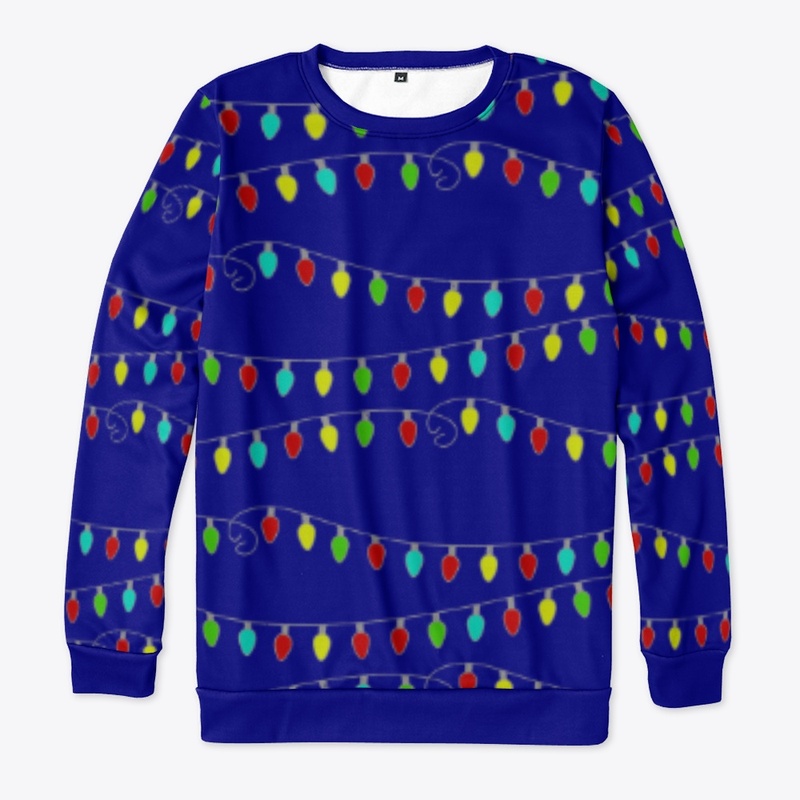 Xmas Tree Lights Ugly Christmas Jumper