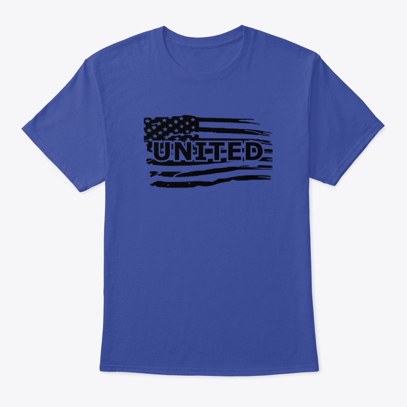 UNITED distressed USA flag