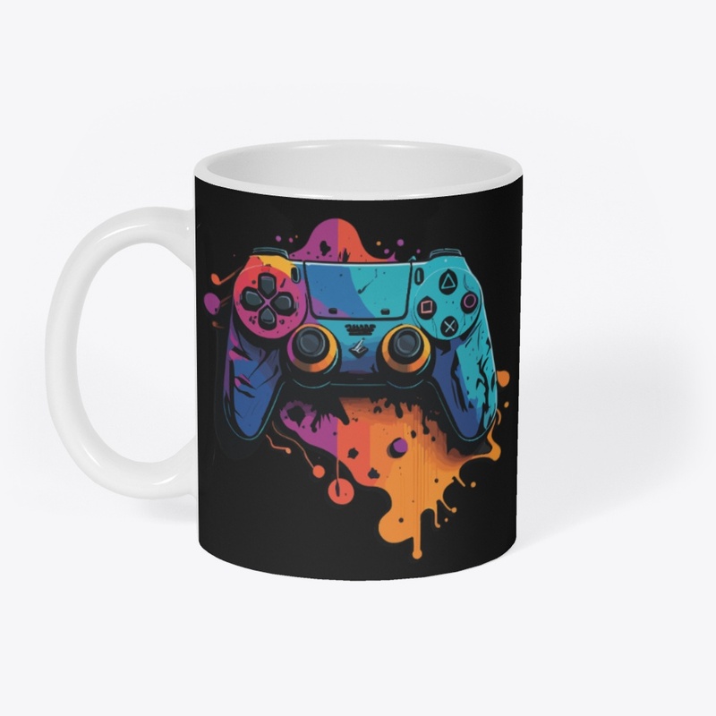 Splash Controller – Gamer Art Mode