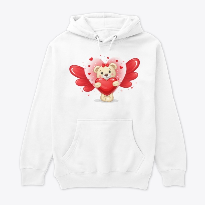 Cute Red Wing Teddy Bear Valentine Shirt