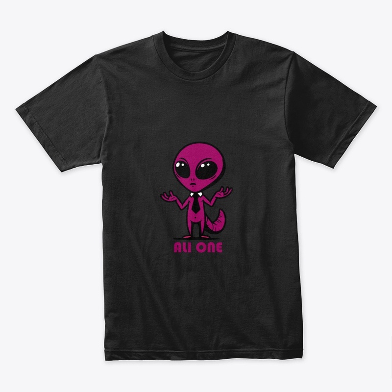 Purple Alien in Tie: All One