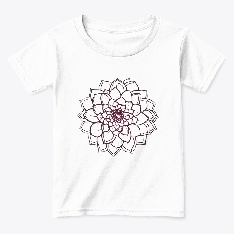 Mandala Flower Purple Petals Outlines