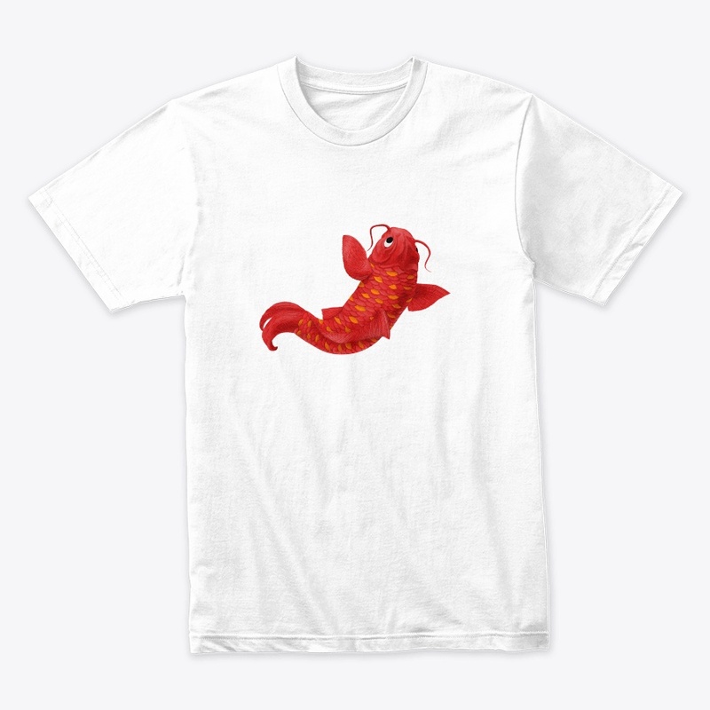 Chinese boy riding a fish