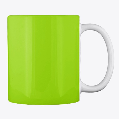 Morty The Misfit Lime Green T-Shirt Back