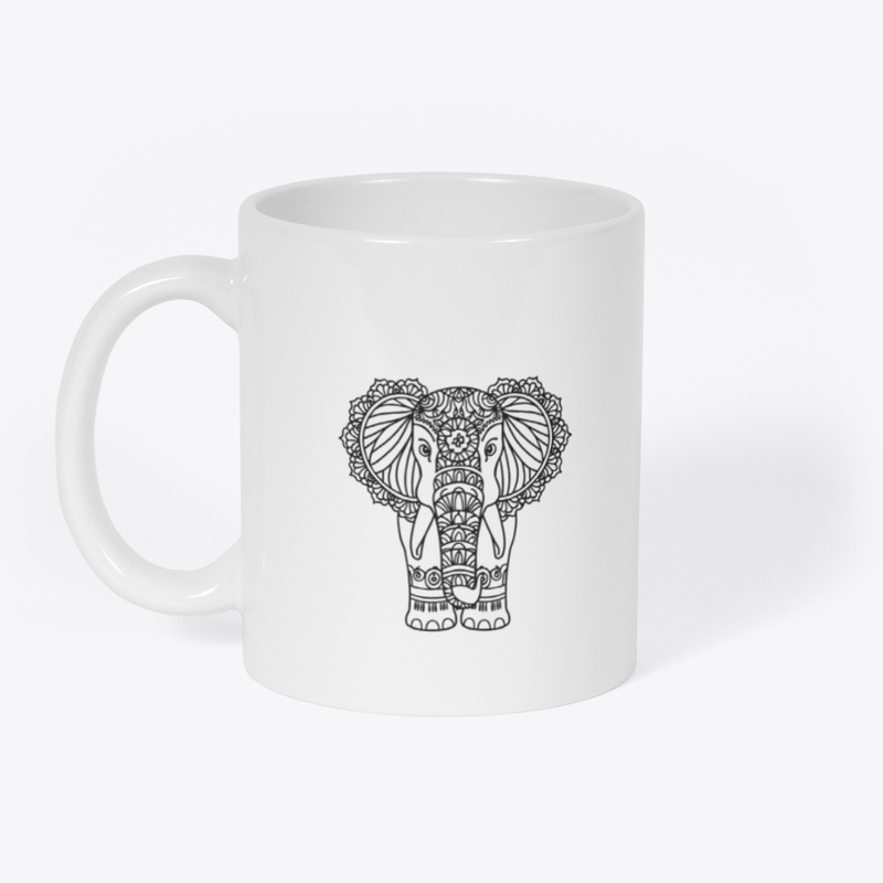 Elephant Mandala Design 2